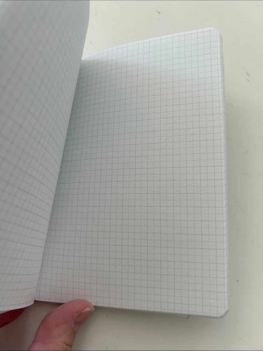 Notebook with Popsicle Print cover cardstock- grid paper 4x4.5
